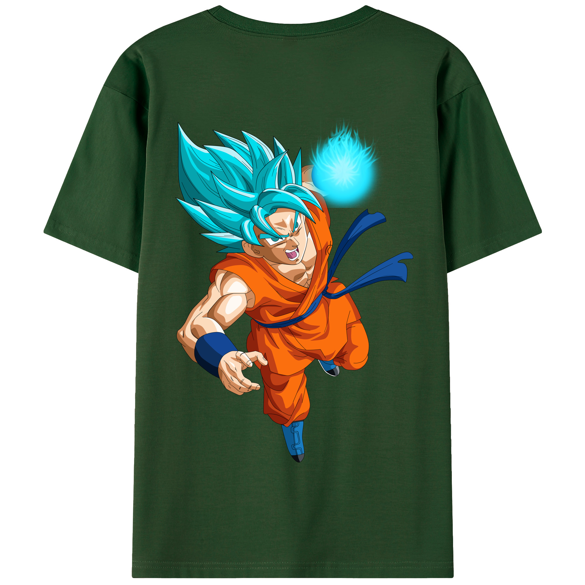 （画像用） ドラゴンボール 孫悟空（そん ごくう）Son Goku カカロット DRAGON BALL Kakarotto 綿100％半袖Tシャツ（背面プリント）